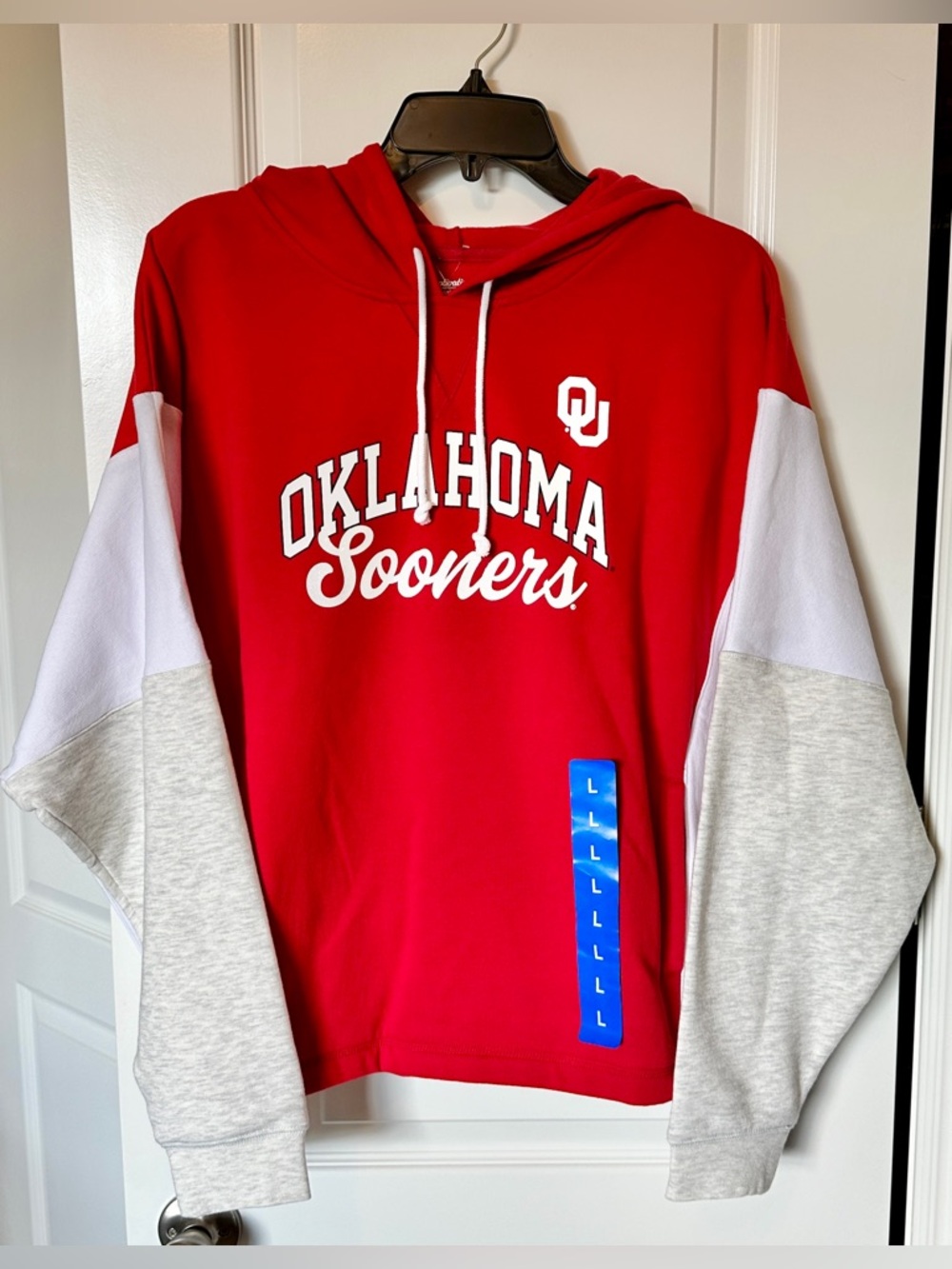 NWT University Of Oklahoma OU Sooners Women’s Lightweight Hoodie, Large